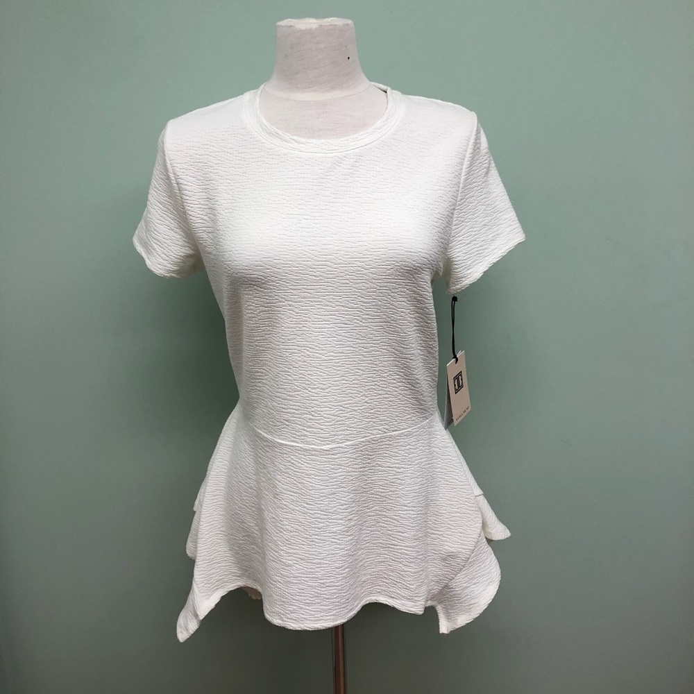 Ivanka Trump | Women's Short Sleeve Top | White | Various Sizes